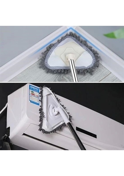 Buffer® Teleskopik Saplı 150 cm Üçgen Mop Cam Duvar Tavan Fayans Parke Temizleyici Mop modelleri