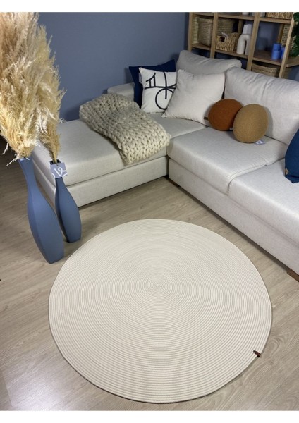 Jüt Yuvarlak Hasır Görünümlü Klasik Halı Kilim fiyatları