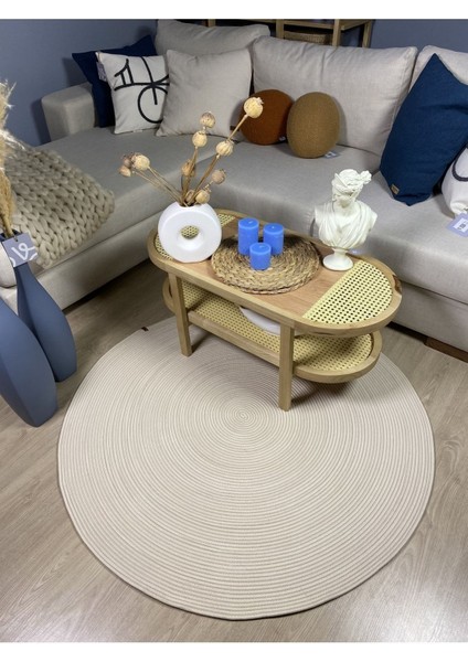 Jüt Yuvarlak Hasır Görünümlü Klasik Halı Kilim modelleri