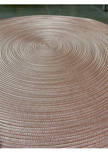 Siyah Jüt Yuvarlak Hasır Görünümlü Klasik Halı Kilim modelleri