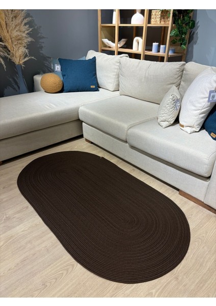 Galileo Oval Jüt Yuvarlak Hasır Görünümlü Klasik Halı Kilim fiyatları