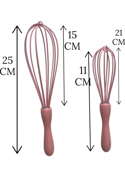 2'li Silikon Kek Ayran Çorba Karıştırıcı Yumurta Puding Sos Kremşanti Çırpma Teli Çırpıcı fiyatları