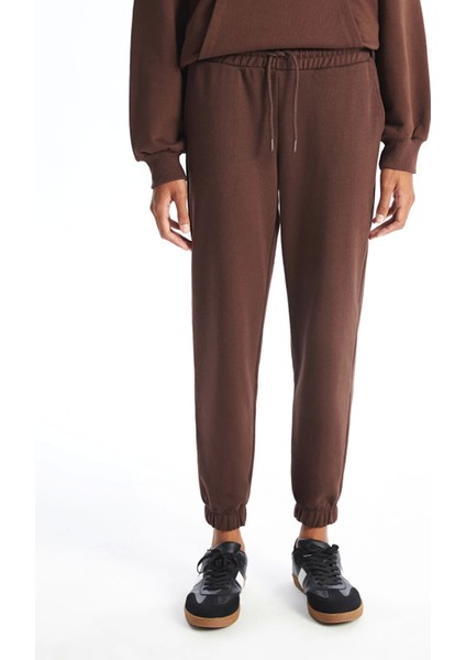 Xsıde Kahverengi Kadın Beli Lastikli Düz Jogger Eşofman Altı fiyatları