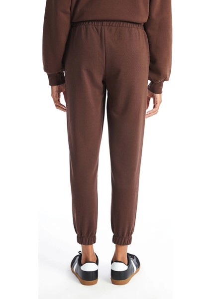 Xsıde Kahverengi Kadın Beli Lastikli Düz Jogger Eşofman Altı fırsatları