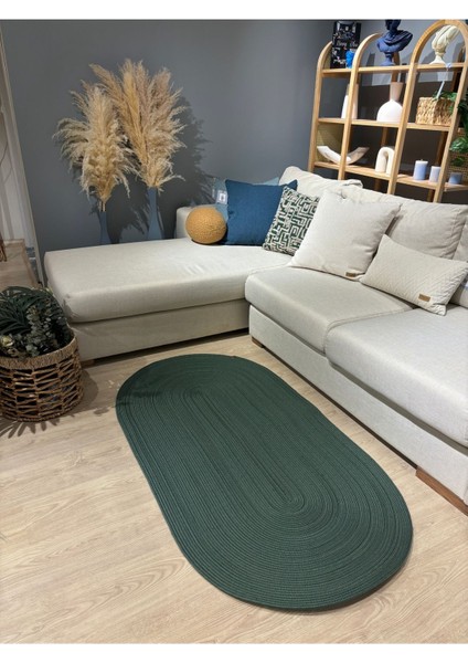Galileo Oval Jüt Yuvarlak Hasır Görünümlü Klasik Halı Kilim fırsatları