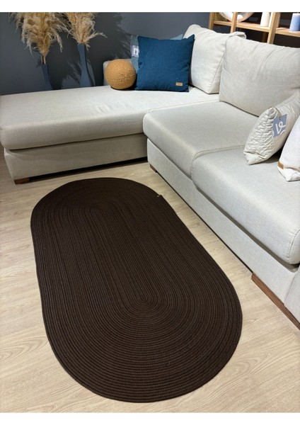 Galileo Oval Jüt Yuvarlak Hasır Görünümlü Klasik Halı Kilim fırsatları