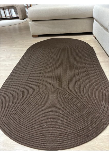Galileo Oval Jüt Yuvarlak Hasır Görünümlü Klasik Halı Kilim indirimleri