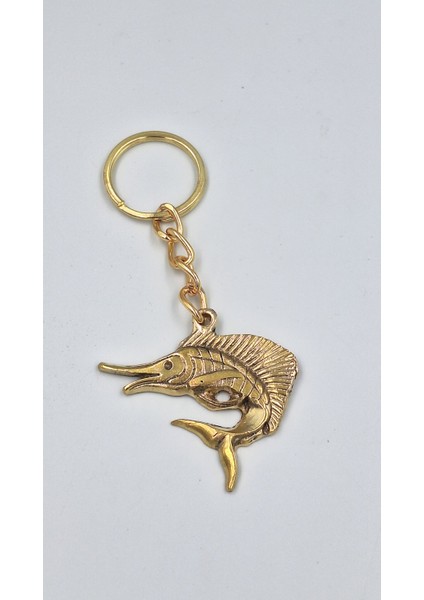 Pirinç Kılıç Balığı Anahtarlık