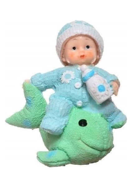 Buffer® Decotown Hediyelik Sevimli Mavi Bebek Biblo Polyester Süs Eşyası modelleri