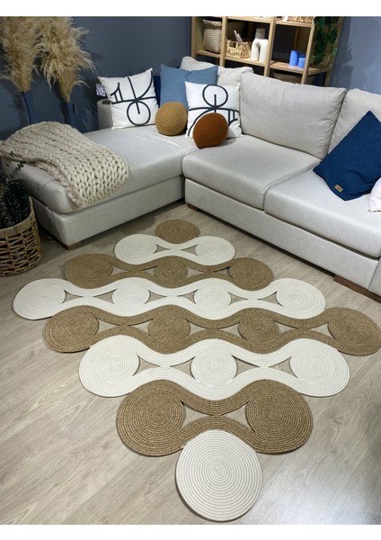 Quantum Jüt Görünümlü Hasır Özel Yapım Kilim fiyatları