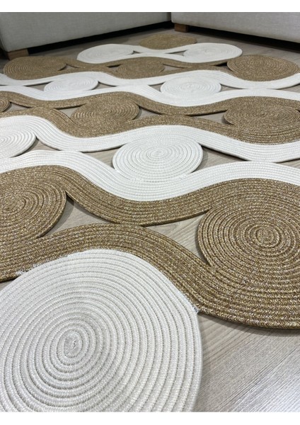 Quantum Jüt Görünümlü Hasır Özel Yapım Kilim modelleri