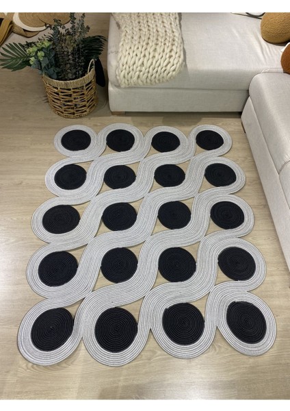 Quantum Jüt Görünümlü Hasır Özel Yapım Kilim modelleri