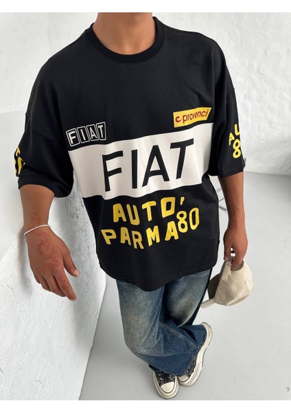 Oversıze Fıat Auto Parma 80 Provencı Tişört - Fıat Doğan Slx Tshırt