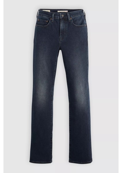 725 Pamuklu Slim Fit Yüksek Bel Düz Paça Jeans Bayan Kot Pantolon 18759 modelleri