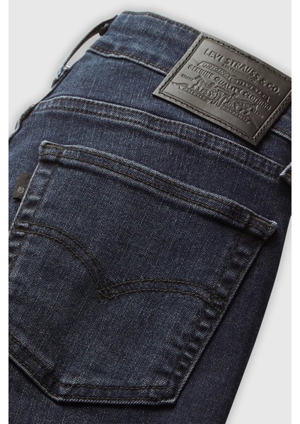 725 Pamuklu Slim Fit Yüksek Bel Düz Paça Jeans Bayan Kot Pantolon 18759 fırsatları