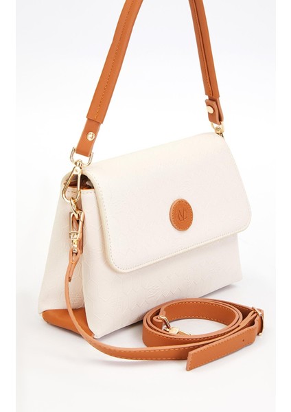 Krem Kadın Omuz Çantası 930517 Çanta fiyatları