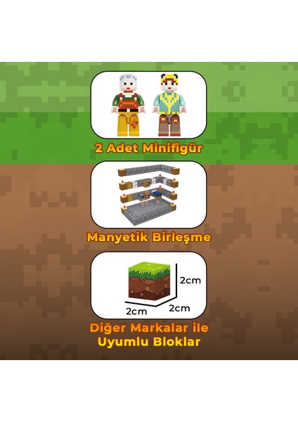 Pixelworld Serüven Manyetik Mıknatıslı Yapı Bloğu Seti 90 Parça fiyatları