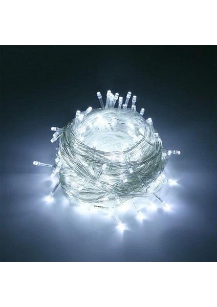 Buffer® 100 Ledli 8 Fonksiyonlu 10 Metre LED Aydınlatma Dekor Lambası (Beyaz) modelleri