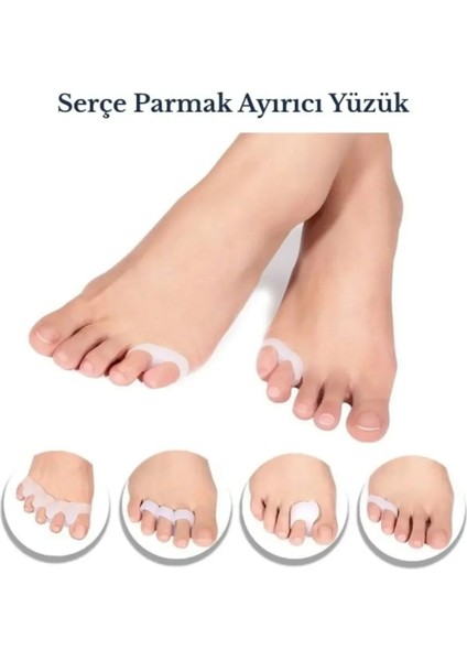 Serçe Parmak Bunyon Koruyucu Silikon Yüzük – 1 Çift (2 Adet) modelleri