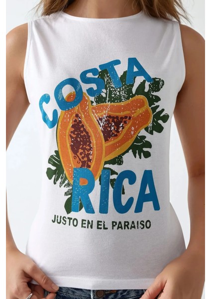 Kadın Slim Fit Baskılı Bisiklet Yaka Pamuklu T-Shirt Çok Renkli fırsatları