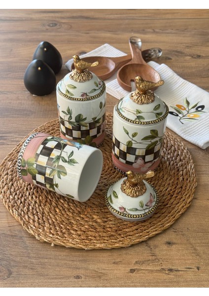 Paradise Porselen Baharat Set 3'lü