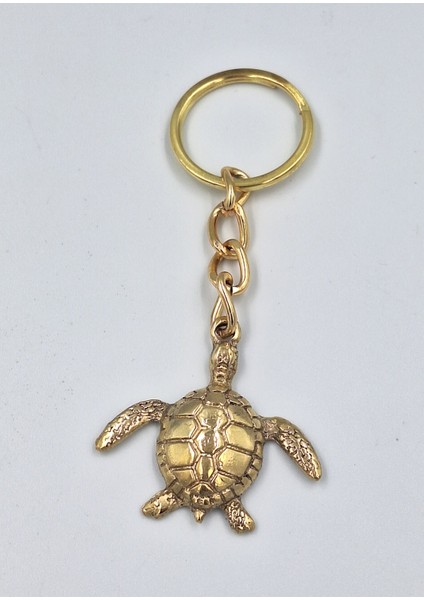 Pirinç Kaplumbağa Anahtarlık