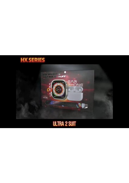 Hx Ultra 2 Suit Max Akıllı Saat | Bluetooth Kulaklık ve 7 Kordon Hediyeli Avantajlı SMARTW4TCH modelleri