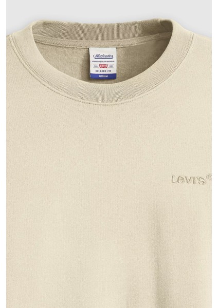 Pamuklu Relaxed Fit Bisiklet Yaka Logolu Sweat Erkek Sweat A9244 indirimleri