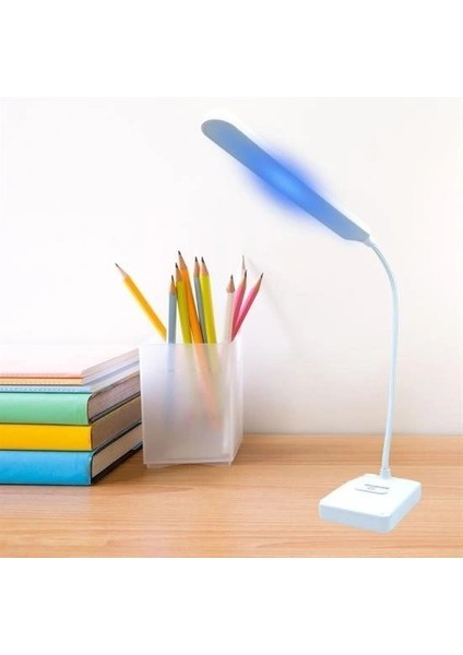 Buffer® Ince Uzun Usbli Dokunmatik 3 Kademeli 360 Derece Özel Göz Korumalı LED Lityum Masa Lambası modelleri