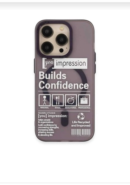 Iphone 14 Pro Max Kılıf Apollo Magsafe Desenli Kapak