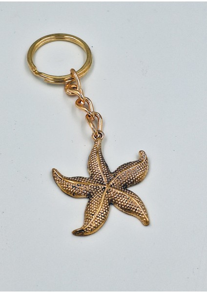 Pirinç Anahtarlık Deniz Yıldızı