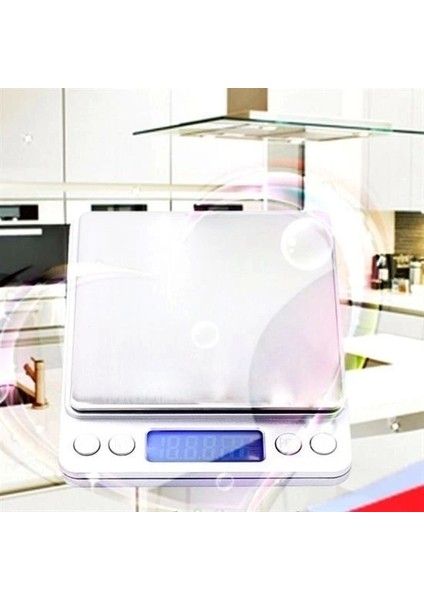 Buffer® Elektronik 3 kg Kapasiteli Dijital Hassas Kantar Mutfak Tartısı Terazi modelleri