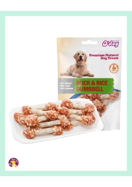 Gerçek Ördek Eti ve Pirinç Köpek Ödülü (100 G)