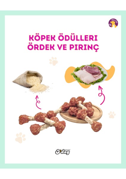 Gerçek Ördek Eti ve Pirinç Köpek Ödülü (100 G) fırsatları