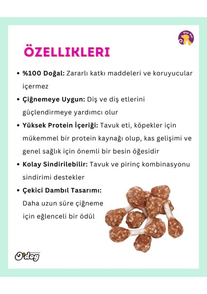 Gerçek Ördek Eti ve Pirinç Köpek Ödülü (100 G) modelleri