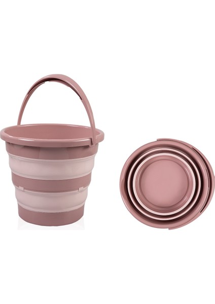 Katlanır Banyo 3'lü Set Pembe indirimleri
