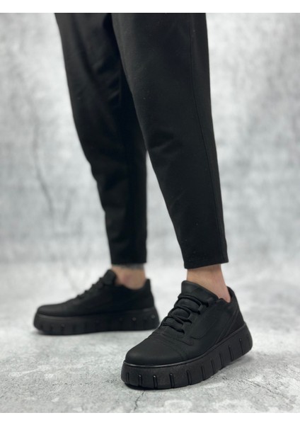 BA0666 Boa Siyah Yüksek Taban Erkek Günlük Ayakkabı indirimleri