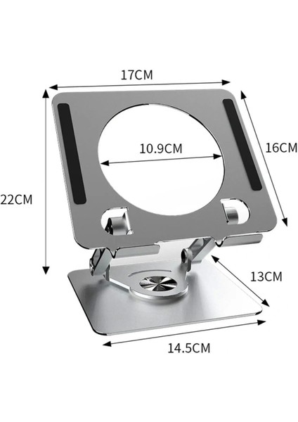 Buffer® 360 Derece Dönebilen Yükseltilmiş Masaüstü Ayarlanabilir Metal Tablet Standı indirimleri