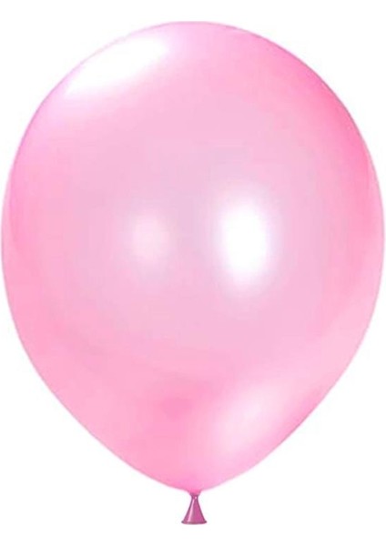 Pembe Metalik Balon 10'lu 12"