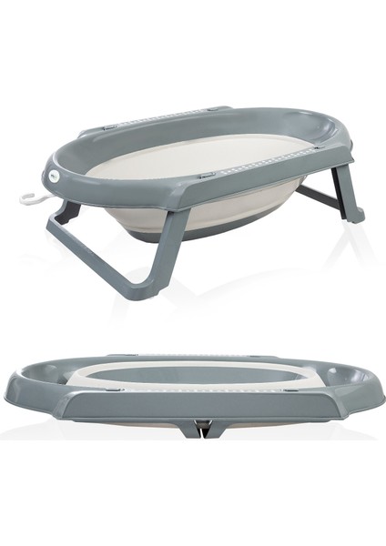 Katlanır Banyo 3'lü Set Gri fırsatları