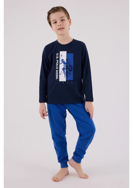 Uzun Kol Erkek Çocuk Pijama Takım 2206