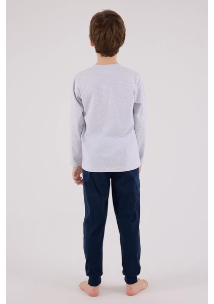 Uzun Kol Erkek Çocuk Pijama Takım 2206 indirimleri