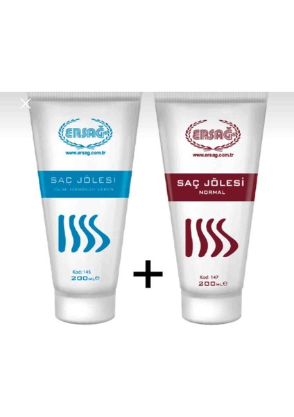 Saç Jölesi Islak Görünüm +Saç Jölesi Normal Görünüm