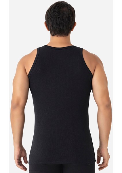 Erkek Yazlık Fileli Atlet Siyah Pamuklu 3'lü Paket fırsatları