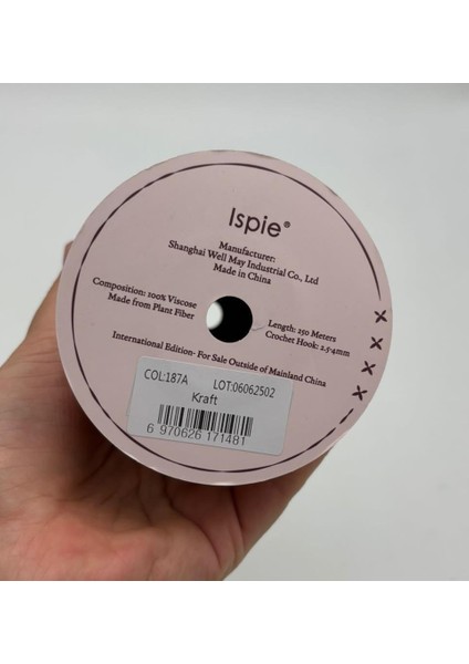 Ispie Rafya 187A Kraft-Hasır Renk fiyatları