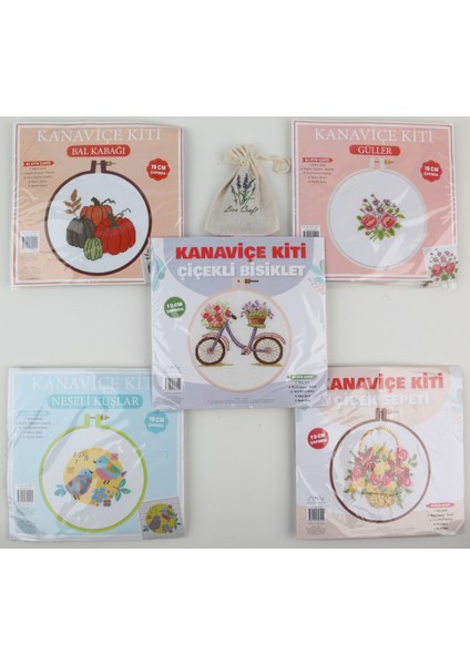 Kanaviçe Kiti 5 Farklı Model Set