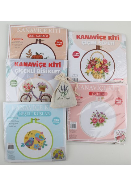 Kanaviçe Kiti 5 Farklı Model Set fiyatları