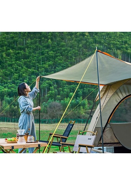 - Medium Kamp Çadırı 1 Oda + 1 Salon - 10 Kişilik - Bej