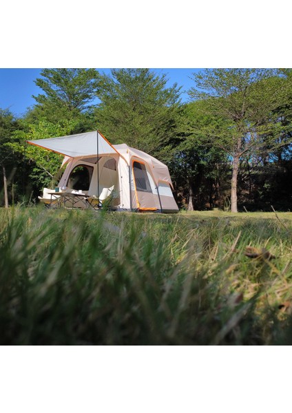 - Medium Kamp Çadırı 1 Oda + 1 Salon - 10 Kişilik - Bej indirimleri