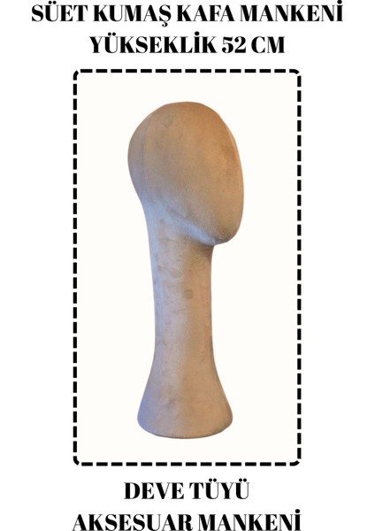 Süet Kumaş Uzun Kafa Mankeni Peruk Mankeni modelleri
